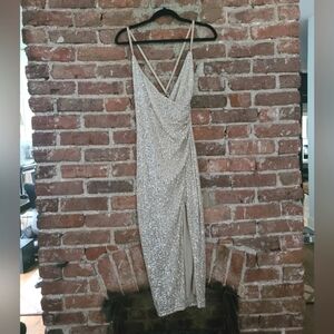Baltic Born Annabel Sequin Midi Dress Size Small
